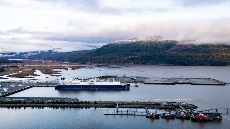 Eby celebrates landing LNG, while Conservatives point to his past opposition to the industry