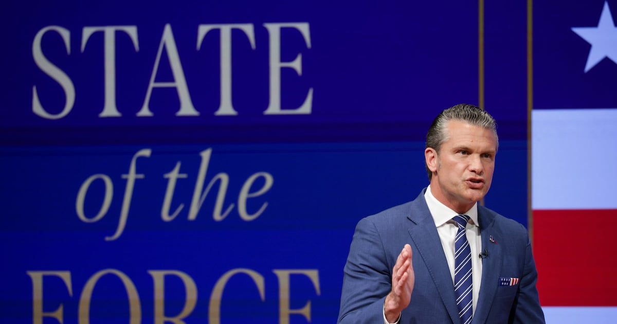 Hegseth says U.S. cut number of generals, admirals by 20%