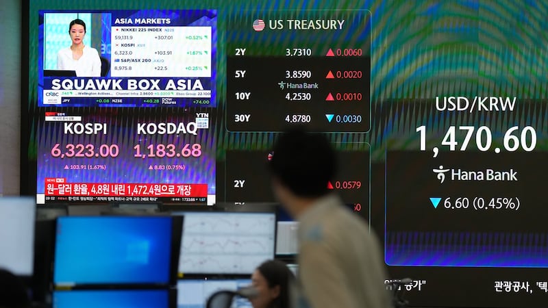 Stocks and oil prices hold relatively steady in the countdown to U.S-Iran ceasefire talks