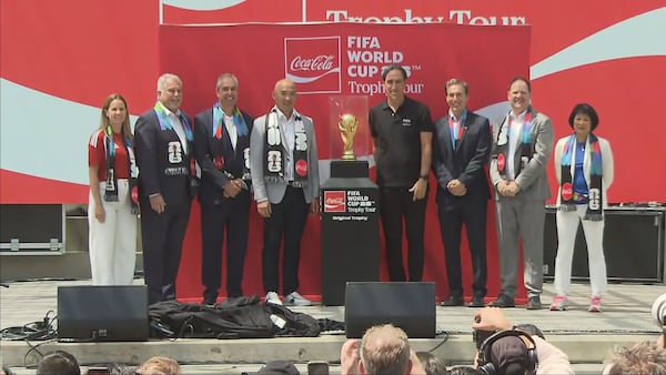 FIFA World Cup trophy on display at Nathan Phillips Square. Here is how fans can get a glimpse
