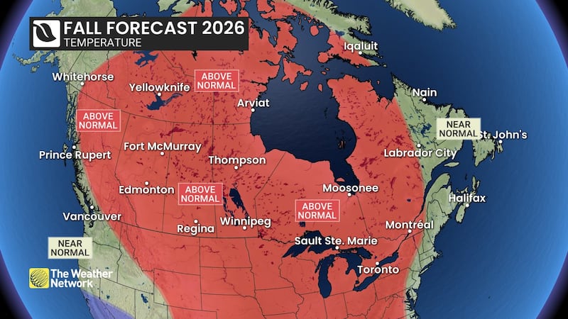 Winter to wait on the sidelines as El Nino extends fall: The Weather Network outlook