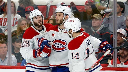 Canadiens look to head home with 2-0 lead over Carolina in Eastern Conference final