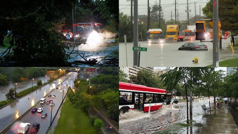 Severe thunderstorms wreak havoc in Toronto, GTA