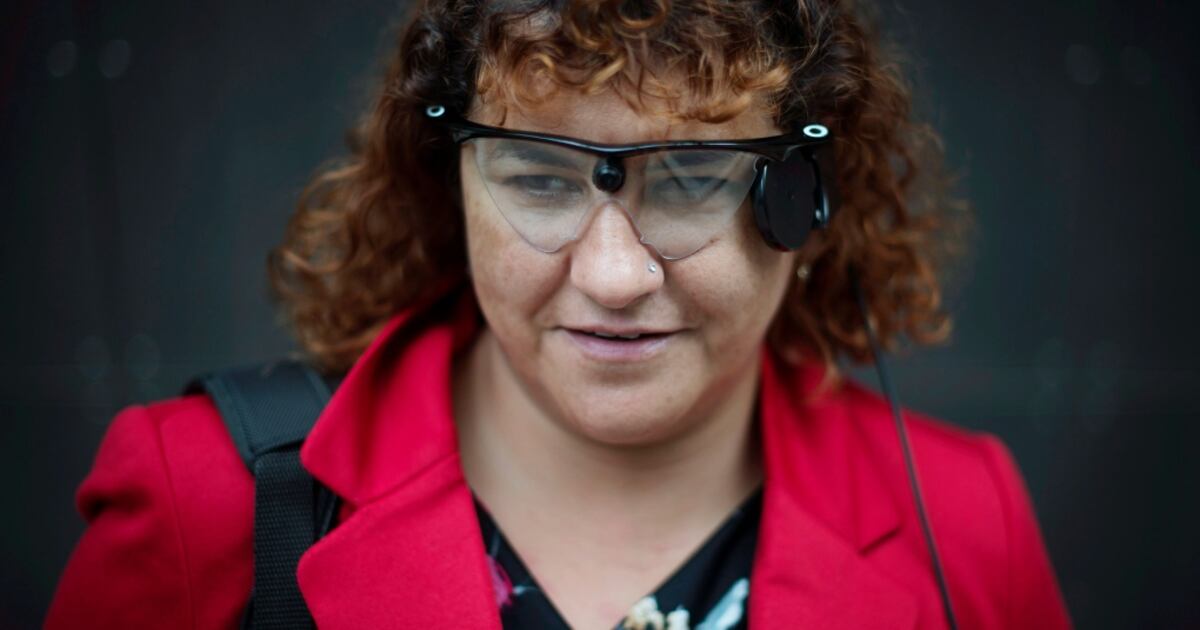 Bionic Eye Recipient Bionic eye implants let Canadian patients perceive light
