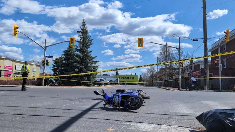 Man on scooter seriously injured after colliding with vehicle in Vanier