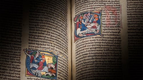 Rare medieval manuscript containing depictions of King Arthur and Merlin expected to sell for nearly $4M in auction