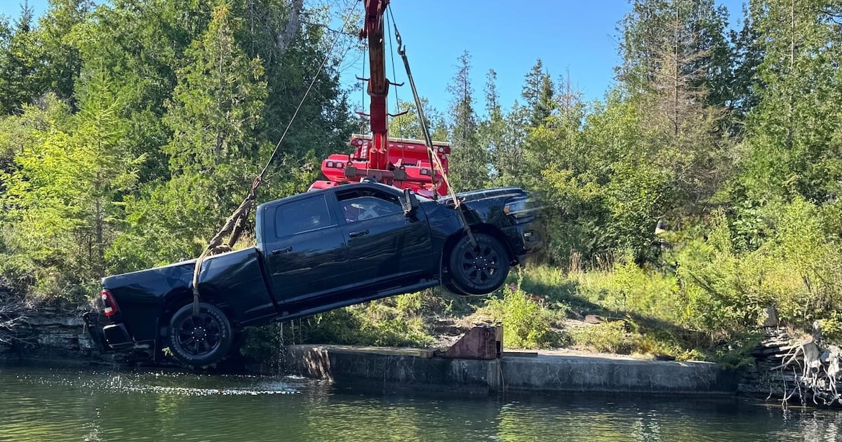 Recovered Pick-Up Truck Found at Bottom of Kawartha Lakes Canal