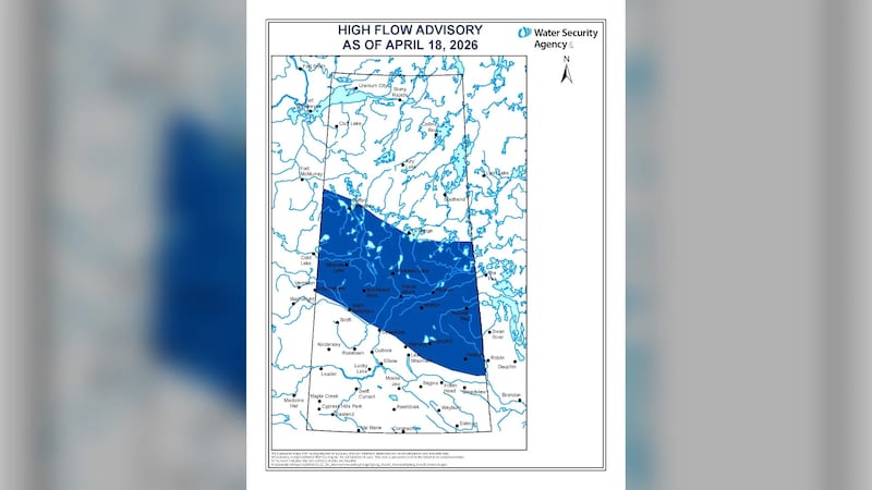 Water Security Agency issues ‘high flow’ advisory amid rapid snowmelt