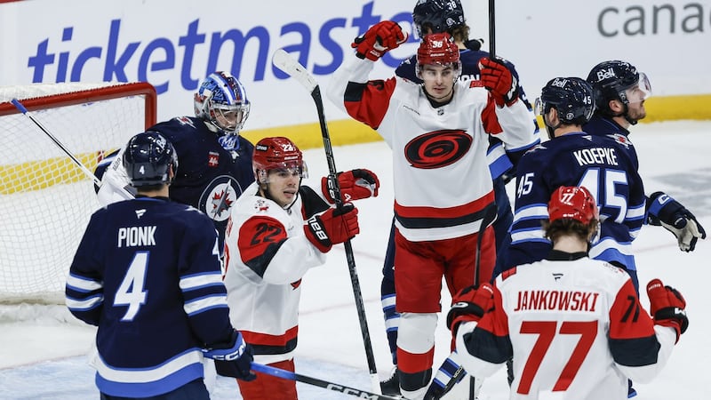 Former Jets forward Ehlers scores winner as Carolina Hurricanes top Winnipeg 3-2