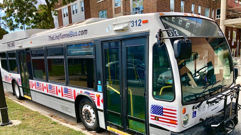 Linq Tunnel Bus celebrates one year, becomes election hot topic