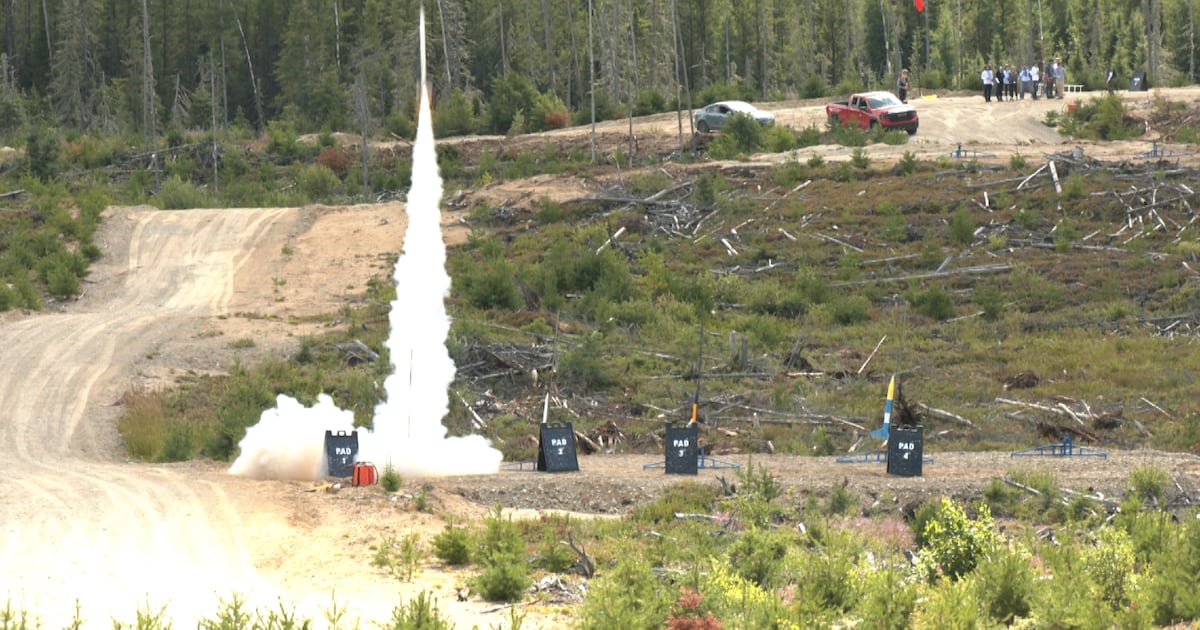 Hundreds of students converge near Timmins for national rocket launching competition