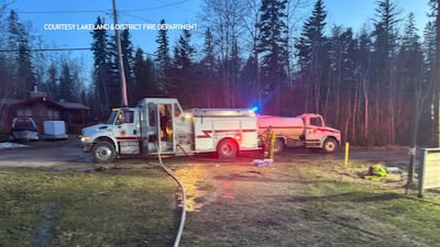 Two cabins destroyed in Emma Lake Fire as crews battle intense heat