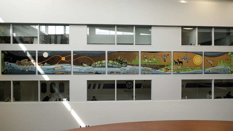 New Indigenous mural at Western recognizes Truth and Reconciliation