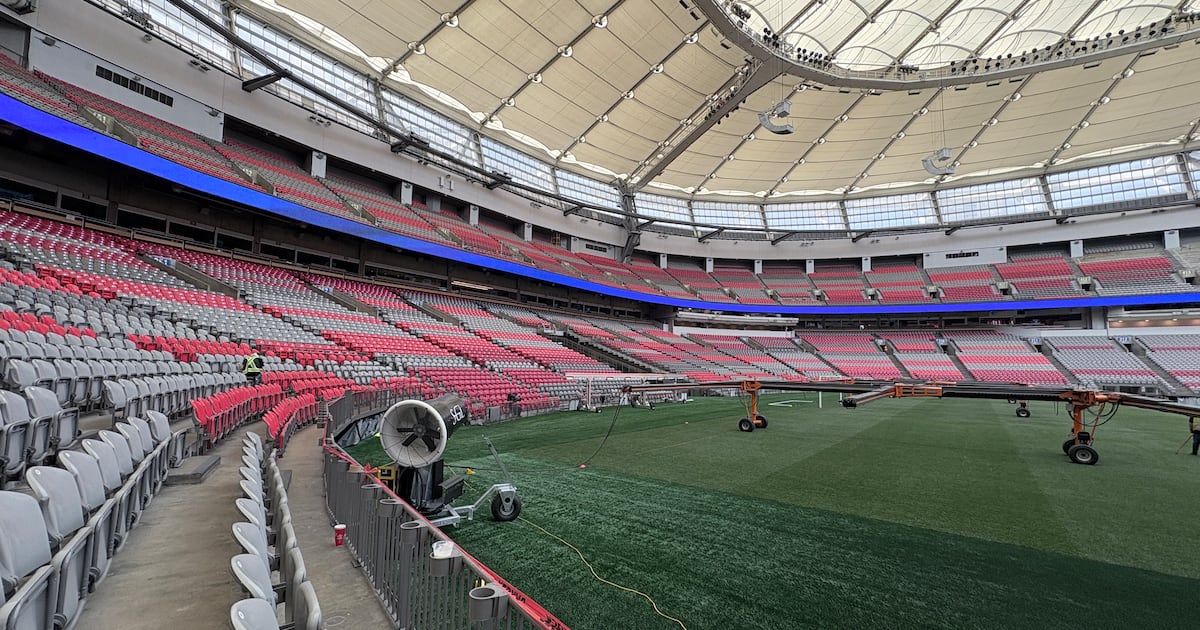 BC Place shows off high-tech World Cup pitch as pricey upgrades revealed