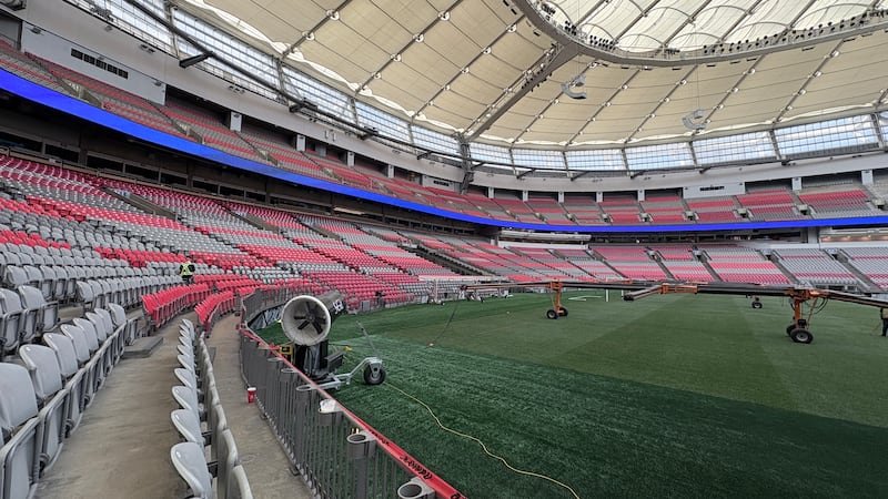 BC Place shows off high-tech World Cup pitch as pricey upgrades revealed