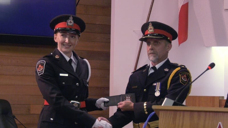 North Bay police on verge of full complement as local recruit joins ranks