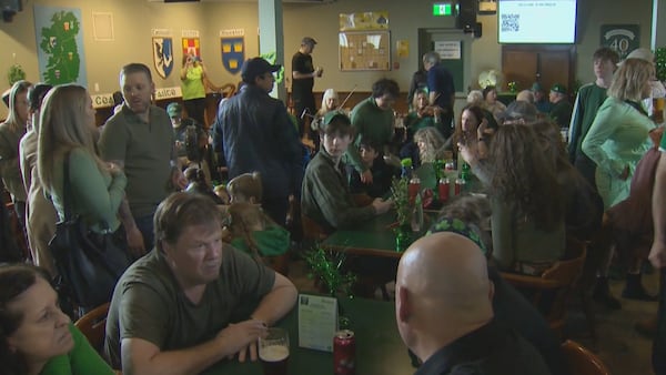 Calgarians paint the town green for St. Patrick’s Day celebrations