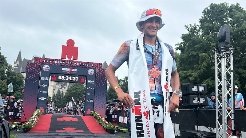 ‘I’ve been dreaming about this since I was a little kid’: Calgary’s Kiyan Sunderji wins Ironman Canada-Ottawa