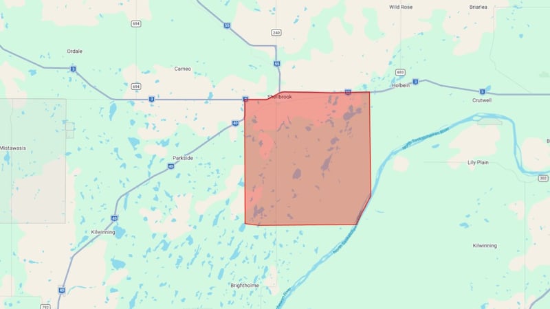 Evacuation order issued in RM of Shellbrook