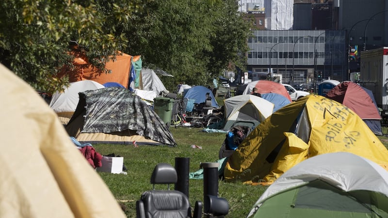 A Montreal encampment shaped Quebec's race, but survival is top priority
