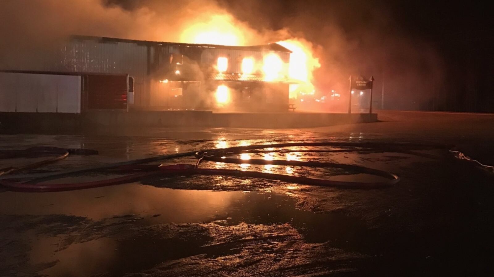 Farm Flip Exploding 'We are going to rebuild': Multi-million dollar fire rips through ...