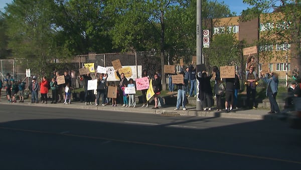 ‘School lands should be off the table’: Toronto parents rally to block housing development