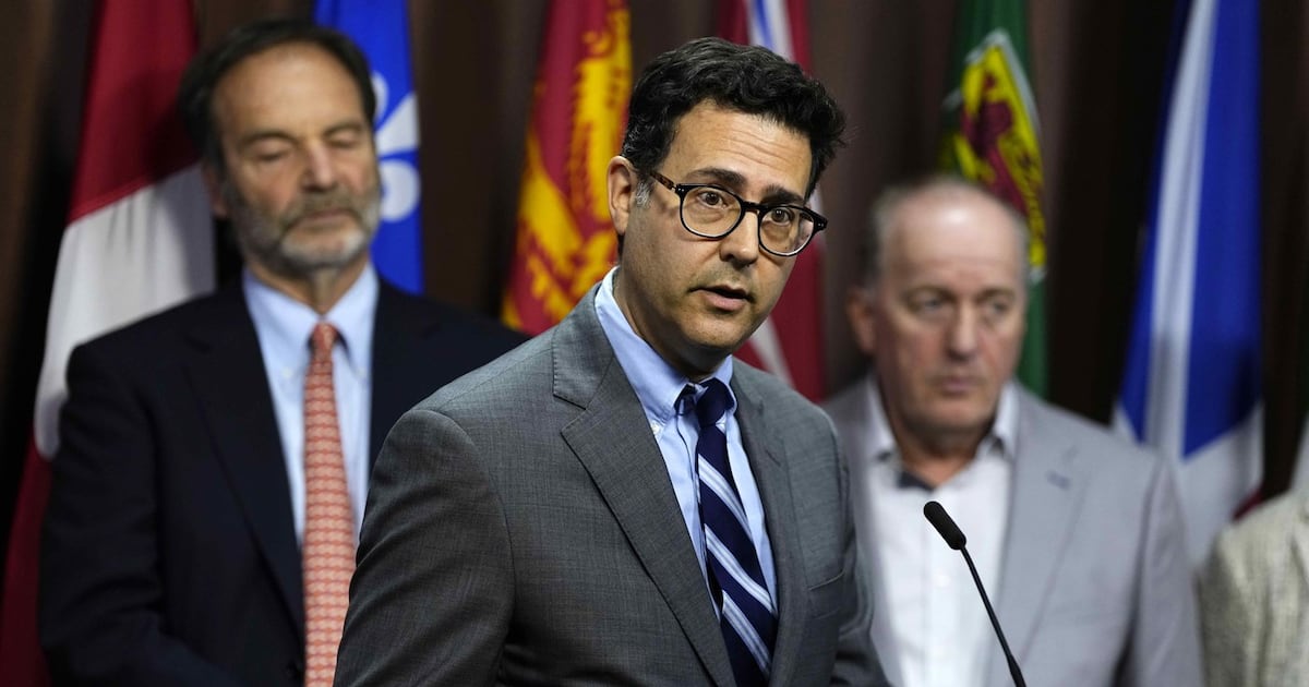 University of Ottawa professor Cary Kogan of the Network of Engaged Canadian Academics (NECA) speaks at a news conference on a national study documenting antisemitism at Canadian universities and colleges in Ottawa on Wednesday, Aug. 5, 2026. THE CANADIAN PRESS/Justin Tang