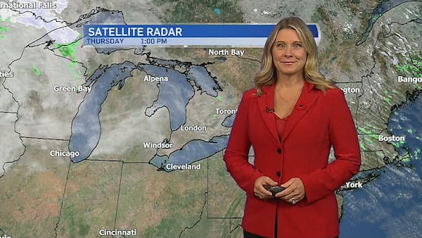 Temperatures drop to near freezing, cloudy weekend ahead