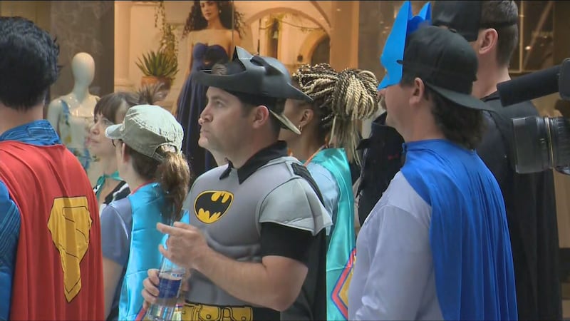 Superheroes swarm Southcentre Mall to support Make-A-Wish Canada