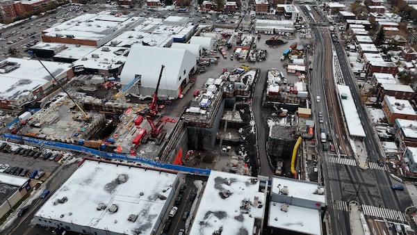 Montreal blue line metro tunnel boring machine has arrived and ready for assembly