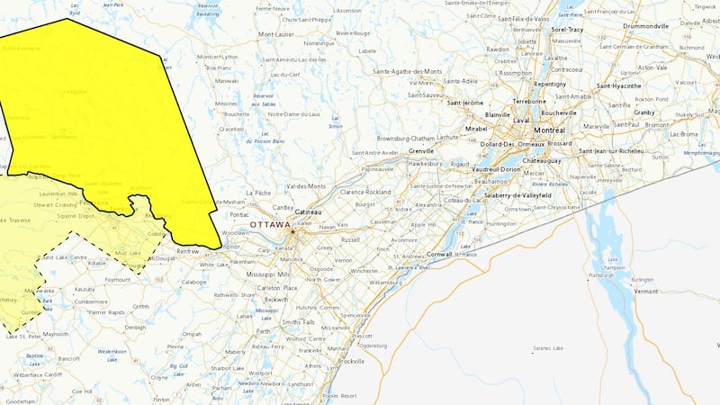 Tornado warning ends for Rapides-des-Joachim area in Quebec’s Pontiac region