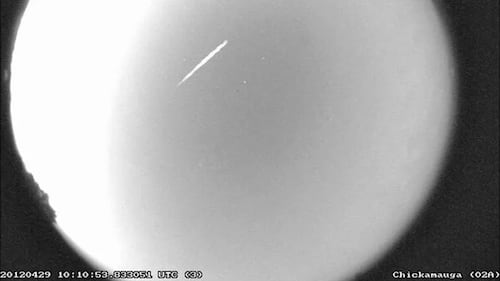 A bright moon may dim the Eta Aquarid meteor shower made up of Halley's comet debris