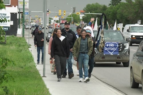 Annual walk aims to raise awareness of drug overdoses on Sask. First Nations
