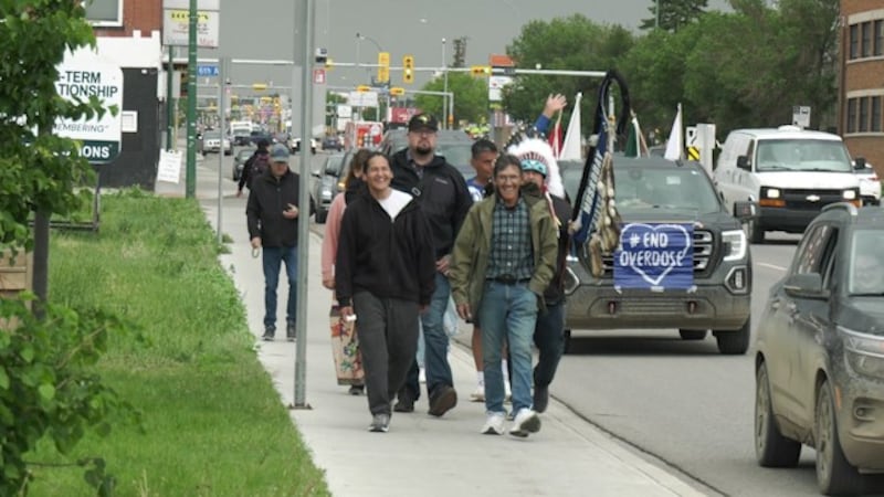Annual walk aims to raise awareness of drug overdoses on Sask. First Nations