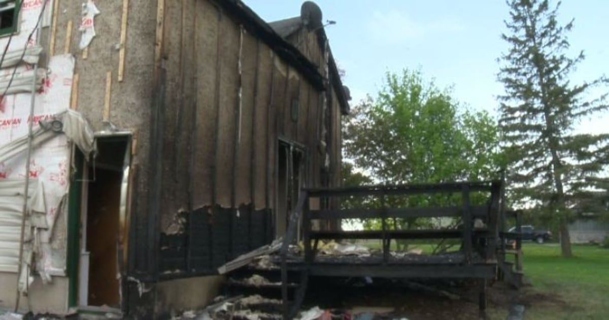 Barbeque Exploding House fire caused by exploding barbecue