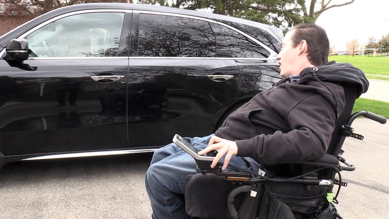 Wheelchair accessible van taken from Kitchener home