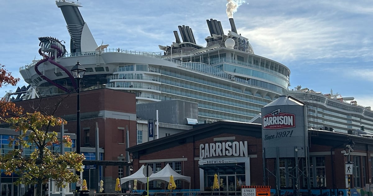 Photo: CTV News The Oasis of the Seas left New Jersey on Sunday with more than 5,000 passengers, who paid top dollar to go to the Bahamas