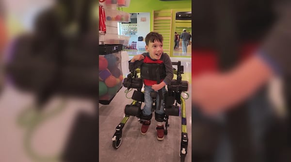 ‘Made me tear up’: Fundraising campaign launched to buy robot legs for young boy with cerebral palsy