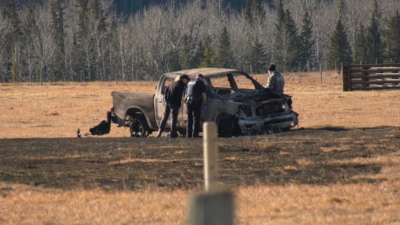 Murder charges laid after Calgary man found in burning vehicle
