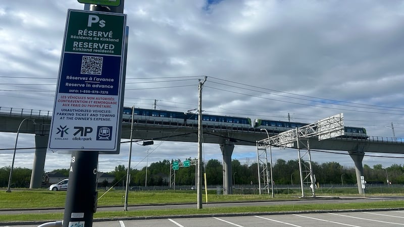 No parking at Kirkland REM station for non-residents