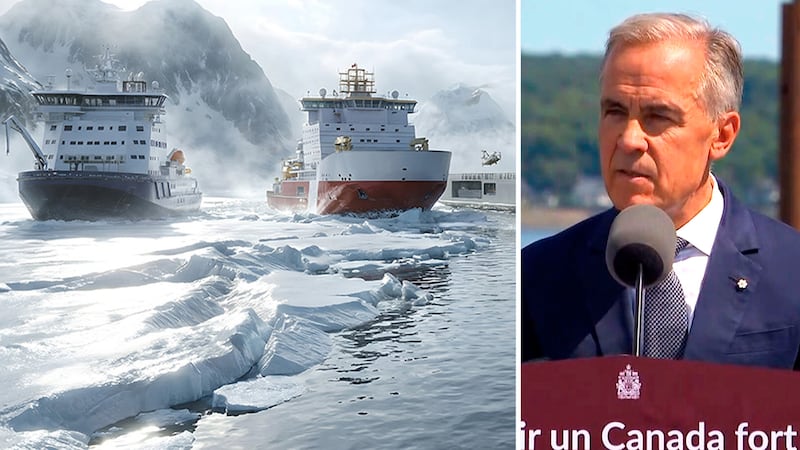 PM Carney unveils $11 billion in funding to make 6 icebreakers in Quebec
