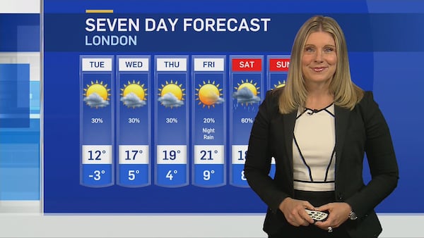 Chilly start to the week in southern Ontario, warming trend ahead