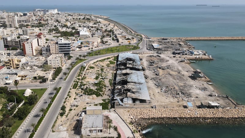 Iran reopens Strait of Hormuz, but Trump says blockade on Iranian ships and ports will stay in force