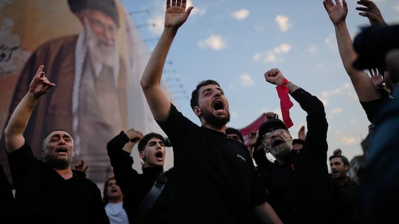 Mourners throng funeral procession in Tehran for Iran's Supreme Leader Ayatollah Ali Khamenei