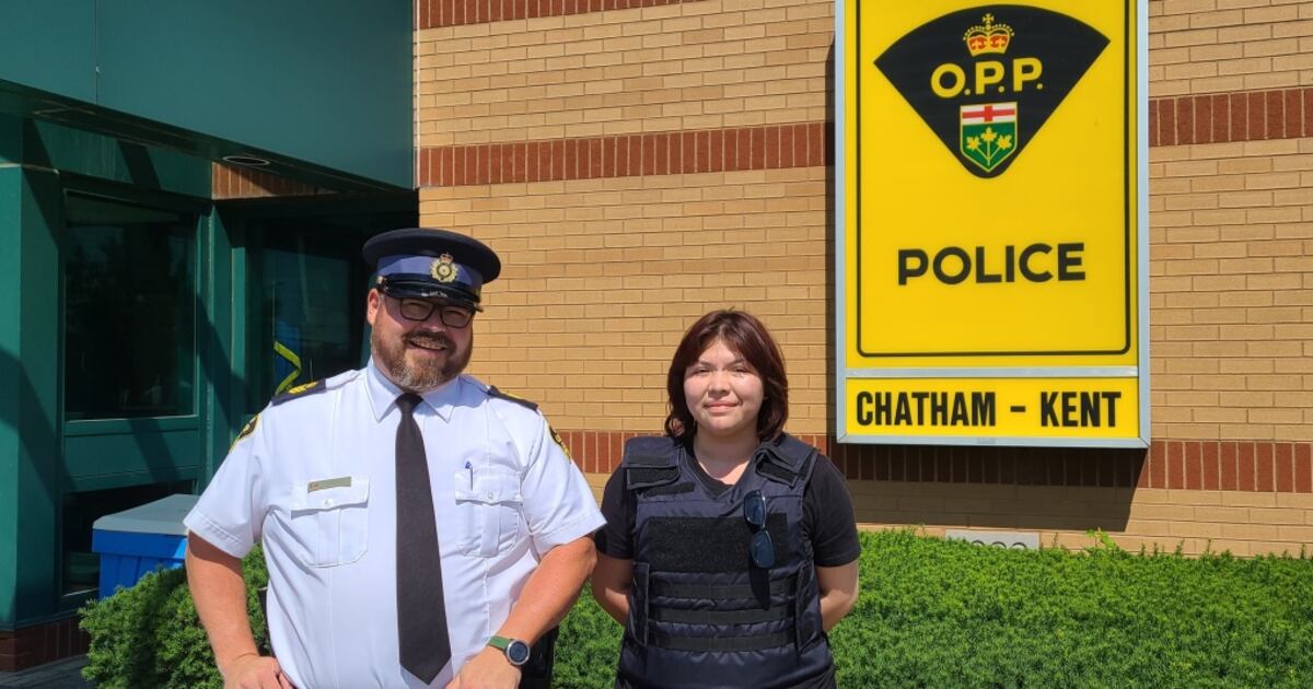 Chatham OPP detachment welcomes PEACE Program student