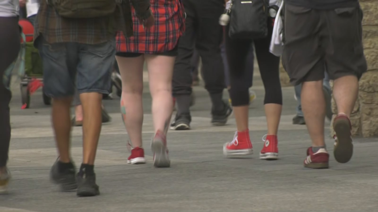 Red Rocks Edmonton Bissell Centre leads Red Shoe Rock Walk to draw attention to FASD