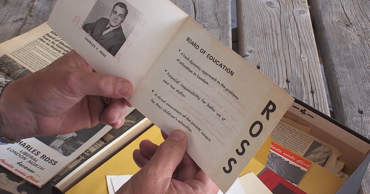 Shoebox discovery inspires son of late political powerhouse to toss hat in the ring