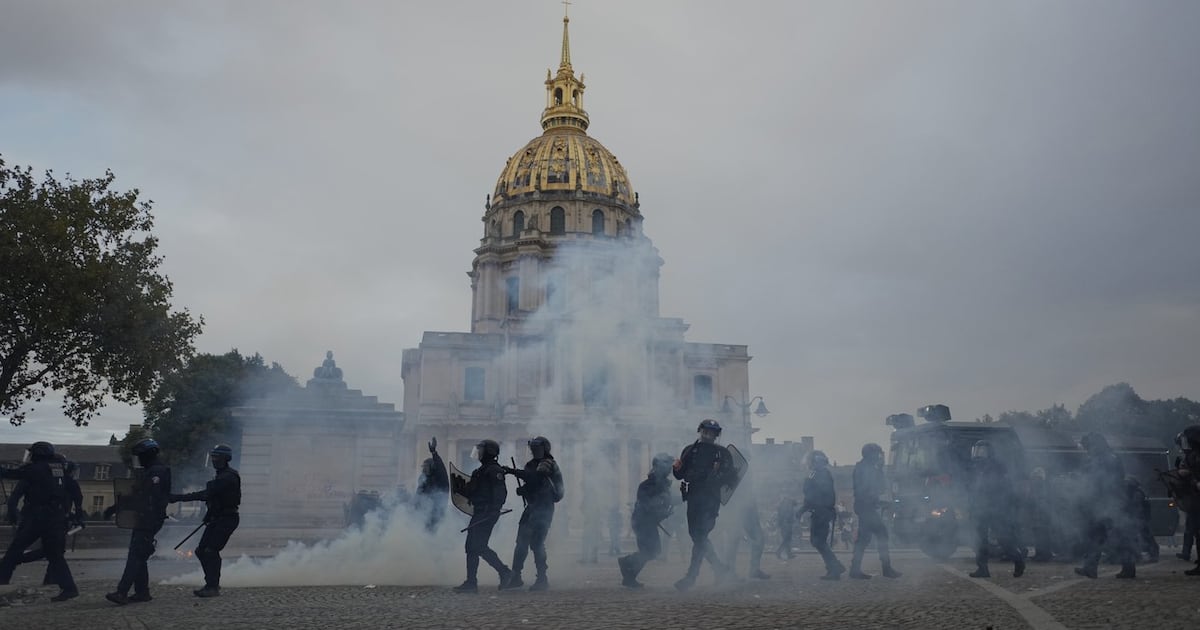 Policing of France's school protests clouds Macron's final months and ...
