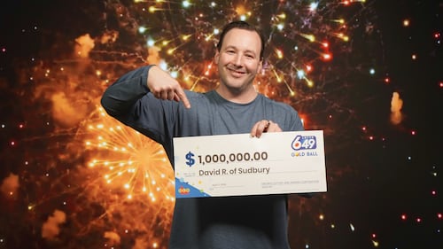 Sudbury mining supervisor wins $1M in Lotto 6/49 draw