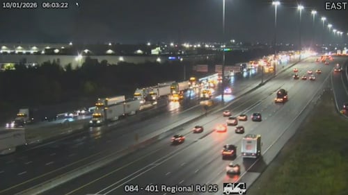 WB Hwy. 401 reopens in Milton after crash